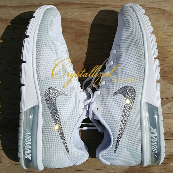 Swarovski Crystal Nike Air Sequent Sneakers