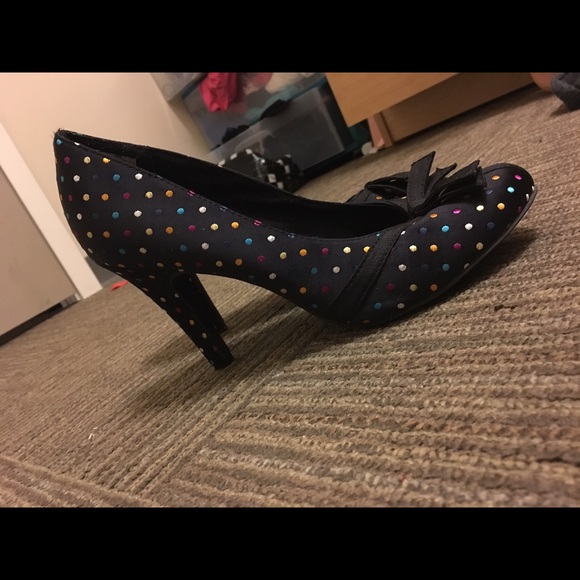Polkadot heels