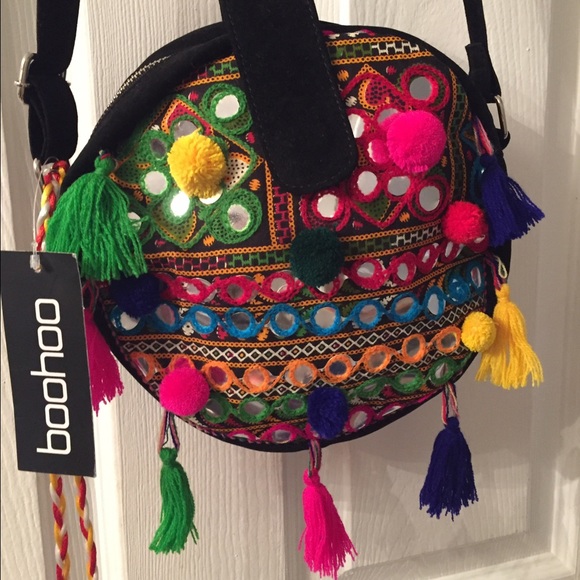 BooHoo Pom Pom purse