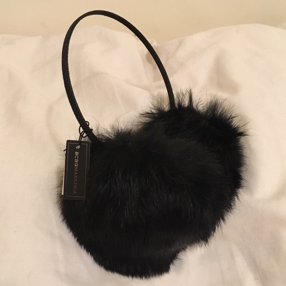 NWT!! Luxe BCBG Real Rabbit Fur Ear Muffs!!