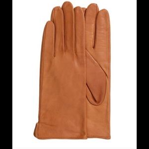 H&M Premium Quality Genuine Leather tan Gloves ❤️