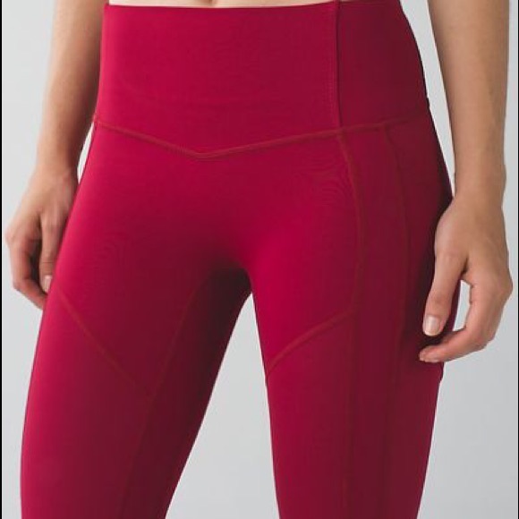 Red Lululemon all the right places pants