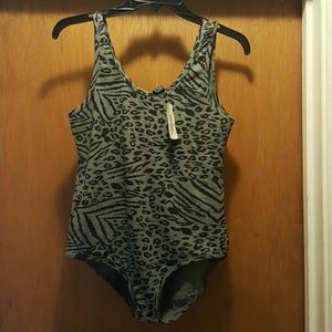 Animal print bodysuit