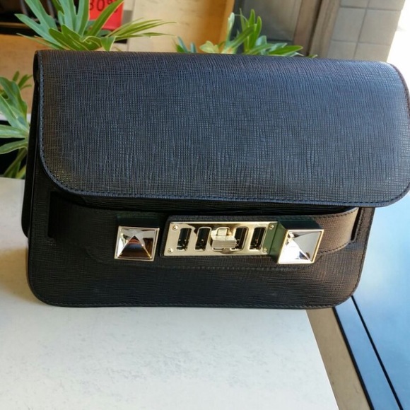 Proenza Schouler PS11 Mini in Black Linosa Leather - Picture 2 of 3