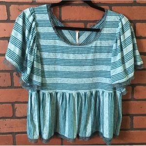 Free People fit and flare shirt