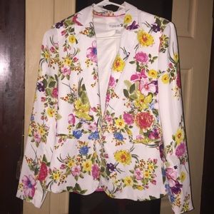 Floral blazer