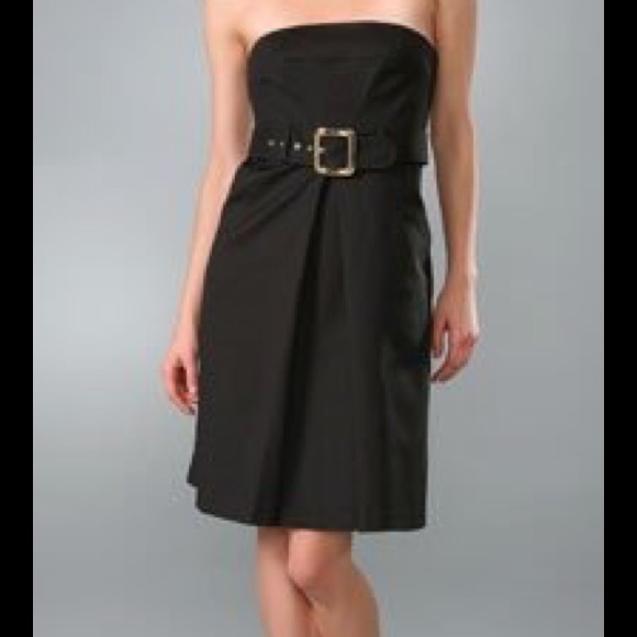 Milly Back Strapless Dress