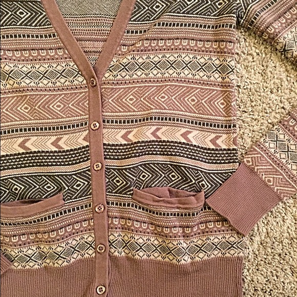 Rubbish cotton patterned cardigan size small - Picture 3 of 4