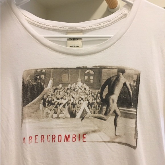 White graphic Abercrombie & Fitch t-shirt - Picture 3 of 3
