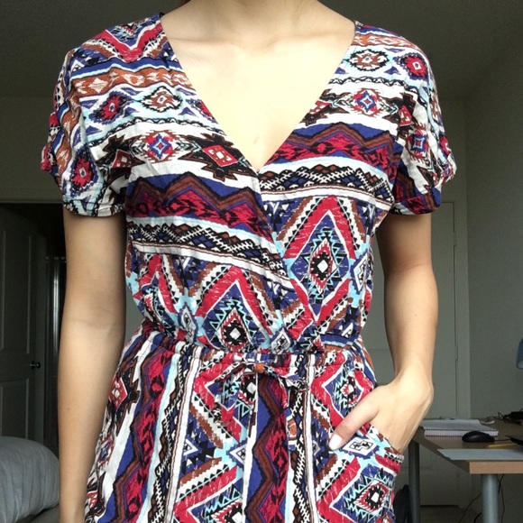 Tribal print romper - Picture 3 of 3