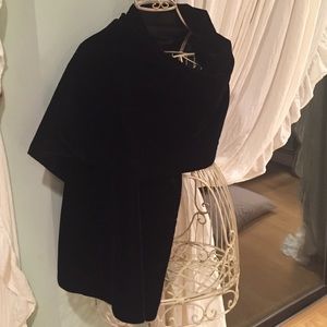 Vintage, Black Velvet Wrap