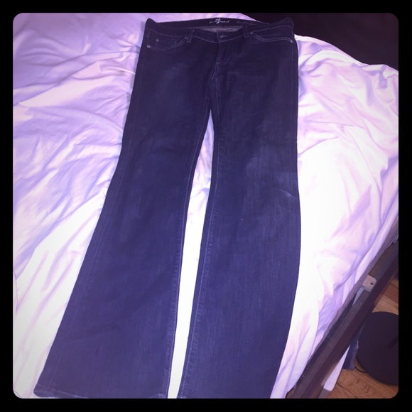 7 For All Mankind 30x34 Bootcut Dark Wash Jeans
