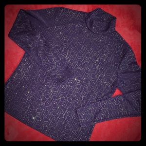 Velvet bling Purple Long sleeve
