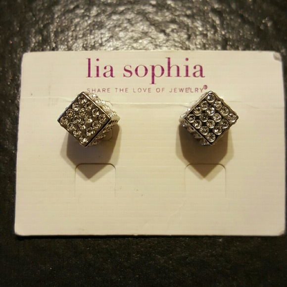 Lia Sophia Dice Earrings