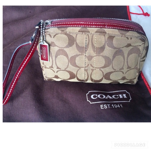 Coach cosmetic bag