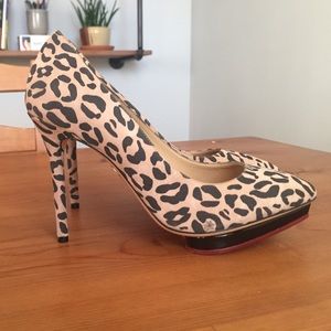 Charlotte Olympia "Debbie" leopard print pumps