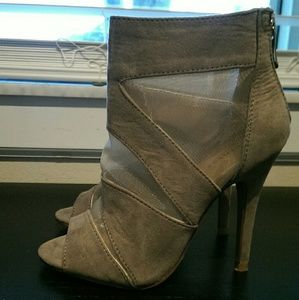 New Chinese Laundry peep toe, high heeled booties.