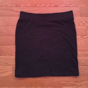 Forever 21 Charcoal Body con Skirt