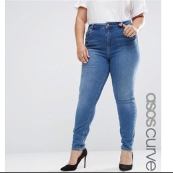 Asos Curve Ridley Skinny Jeans