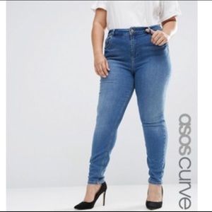 Asos Curve Ridley Skinny Jeans