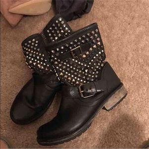 Steve Madden studded boots