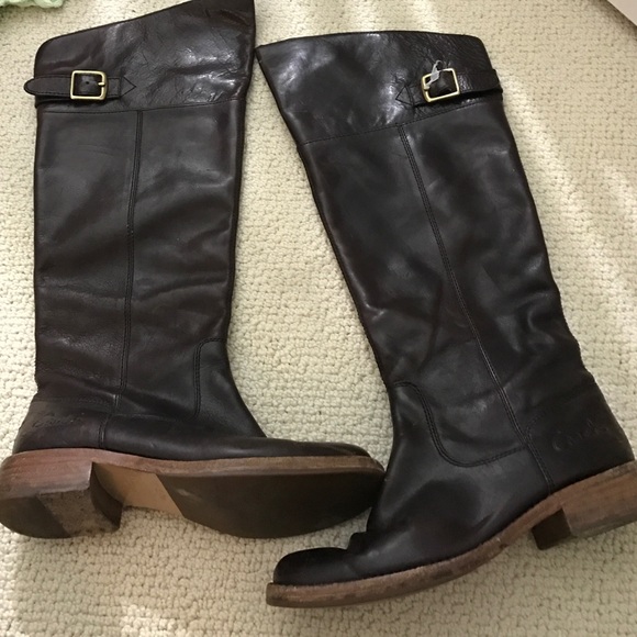 Coach Joele riding boots size 6.5