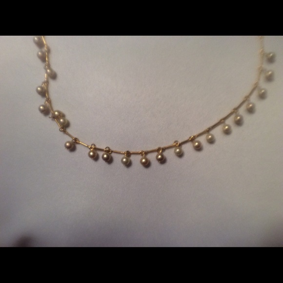 Champagne Pearl Necklace