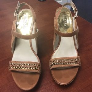 Michael Kors suede wedges