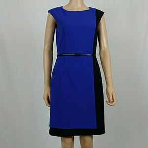 Calvin Klein Blue/Black Dress