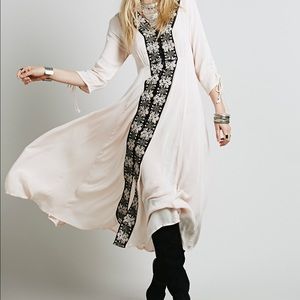 Free People Journey to the Horizon blush dress 0/2