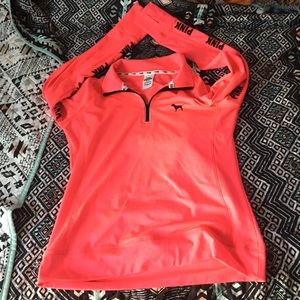 Pink athletic work wear