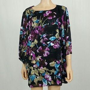 Alex Evenings Blouse NWT