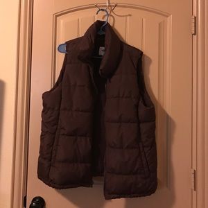 Old Navy brown vest. Only worn a couple times.