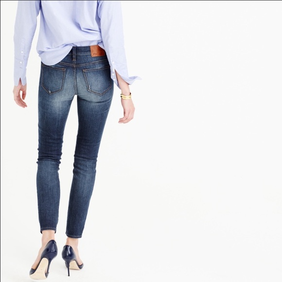 JCREW toothpick skinny jeans sz27