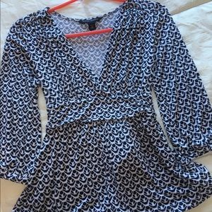 Banana Republic shirt navy/white