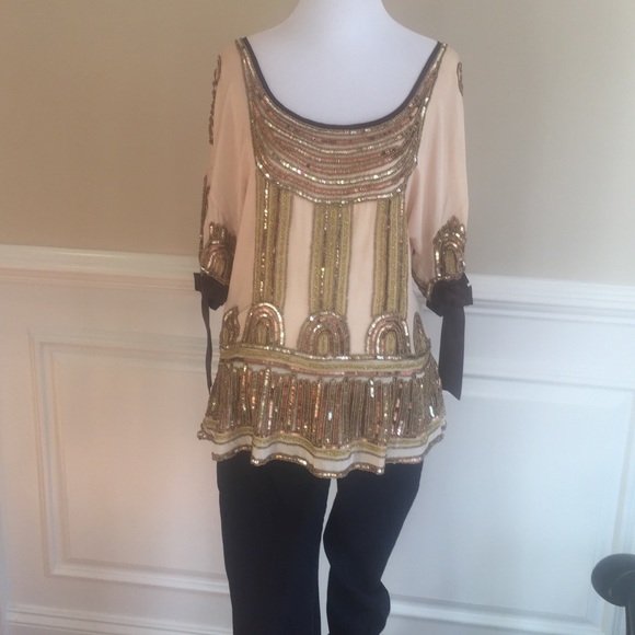 Tracy Reese Beaded Top