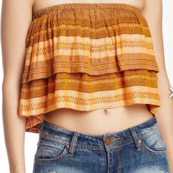 Free People Indian Summer Tube Top