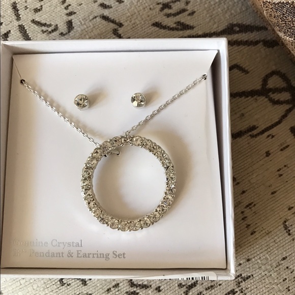 Necklace and earrings