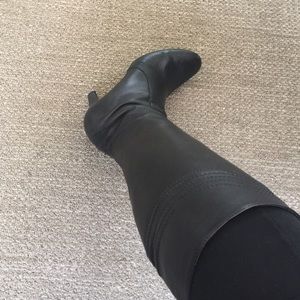 Leather boots, 3” 7.5 top width/side, 15” total