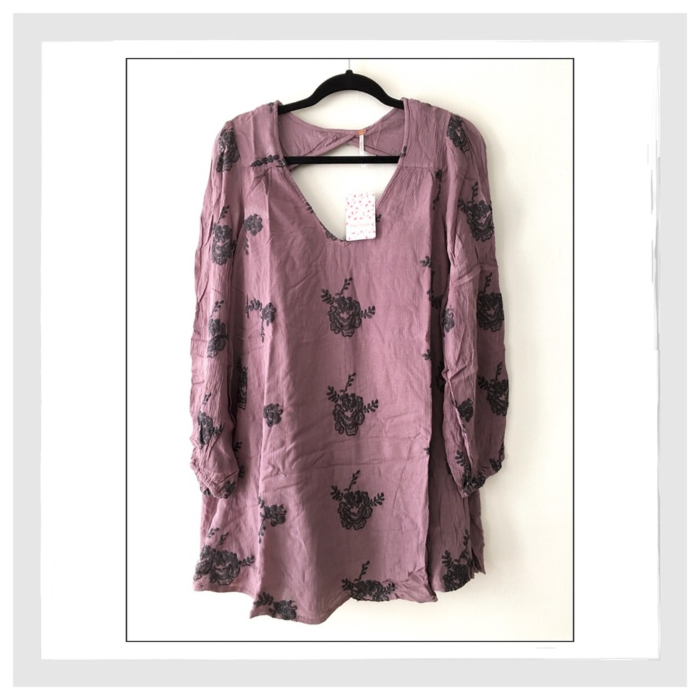 Free People Emma Embroidered Mini Dress - Picture 4 of 5