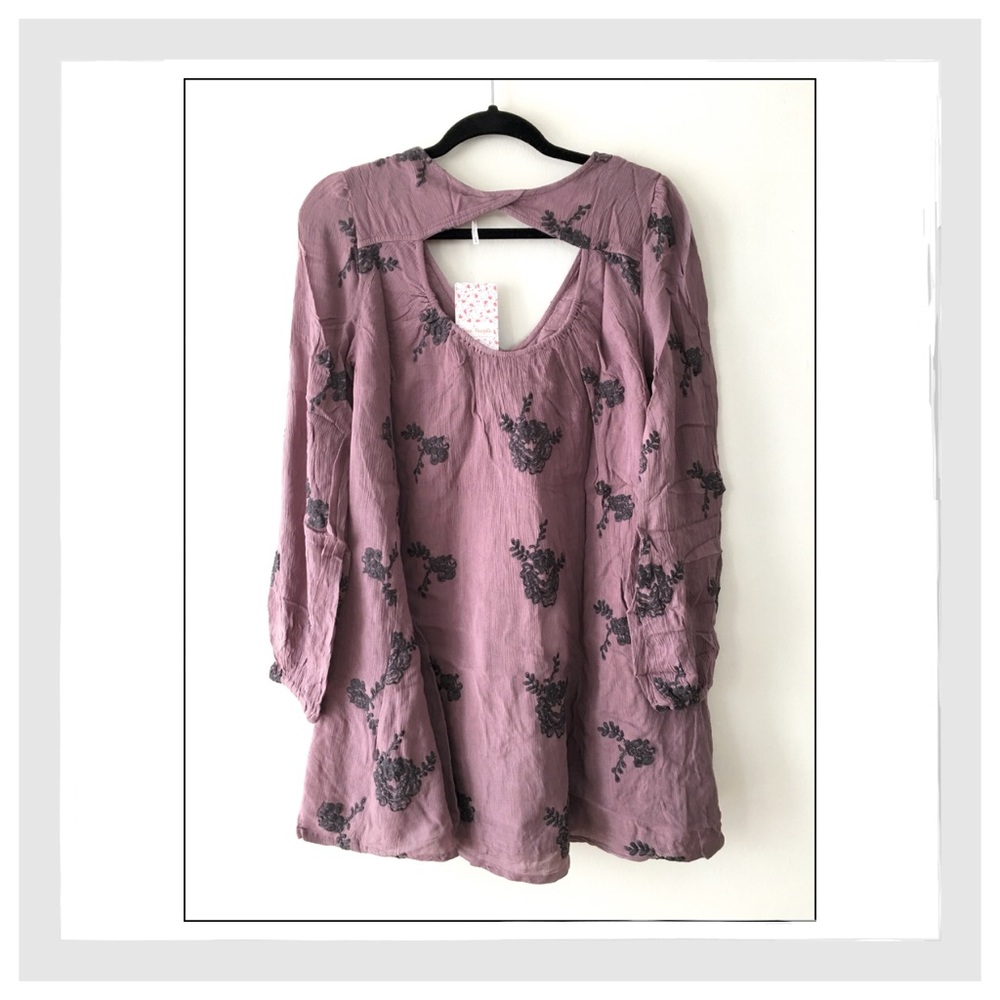Free People Emma Embroidered Mini Dress - Picture 5 of 5