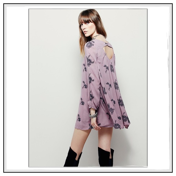 Free People Emma Embroidered Mini Dress - Picture 2 of 5