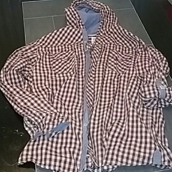PD&C RED CHECKERED LONG SLEEVE