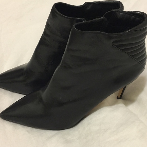 Dune London black booties stiletto heel sz 9 - Picture 1 of 4