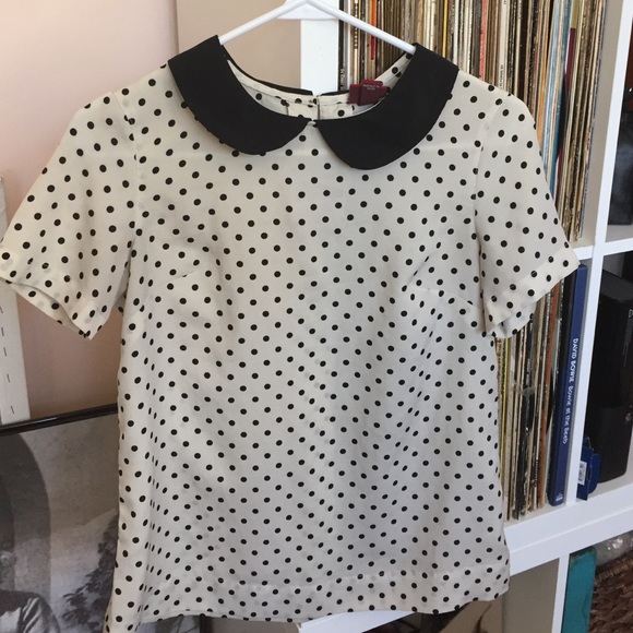 Polka dot blouse