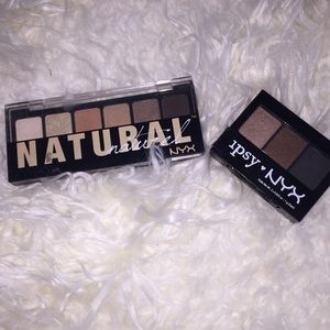 2 NYX eyeshadow palettes