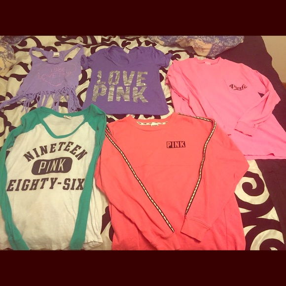 VS Pink Shirts - Picture 1 of 2