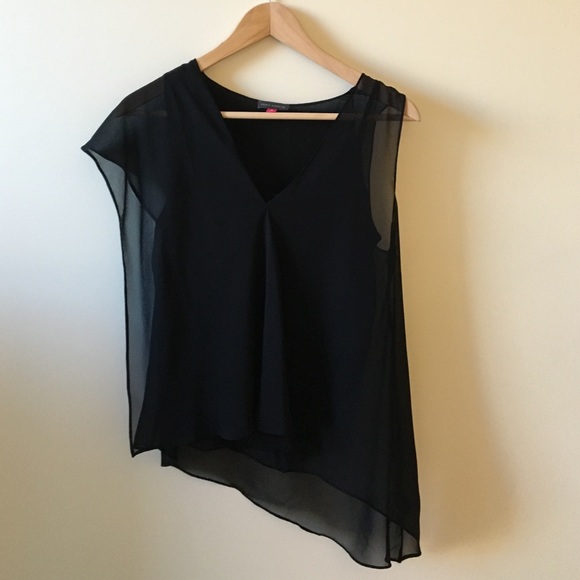 Vince Camuto Asymmetrical Blouse