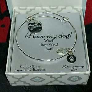 FOR THE DOG LOVERS ~ 925 STERLING SILVER BRACELET