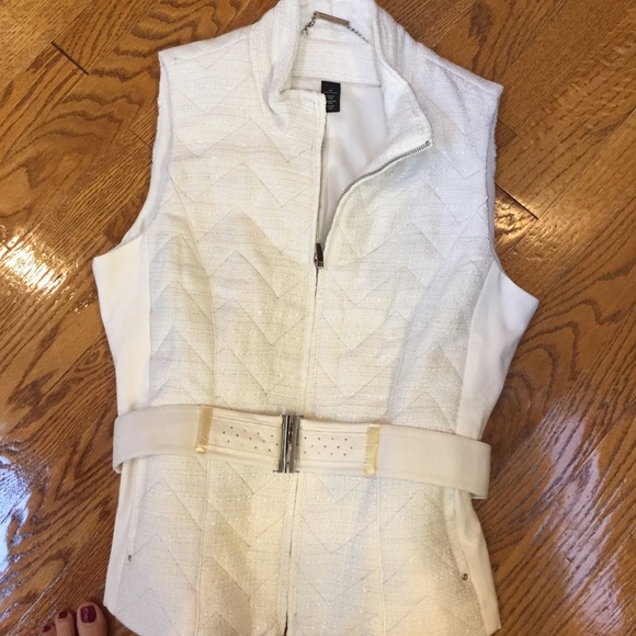 Vest white/cream